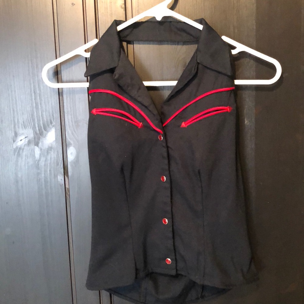 Western Pinup Halter Top 🤠